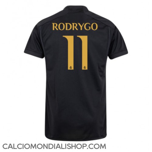 Maglie da calcio Real Madrid Rodrygo Goes #11 Terza Maglia 2023-24 Manica Corta
